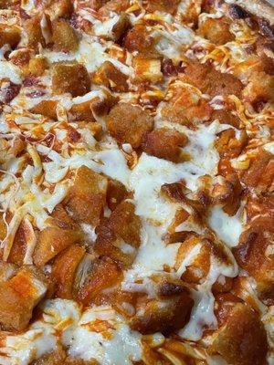 Large Buffalo chicken pizza so good!