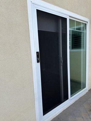 Installed security door