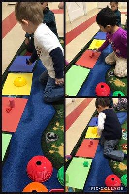 Color sorting fun - learning through play!