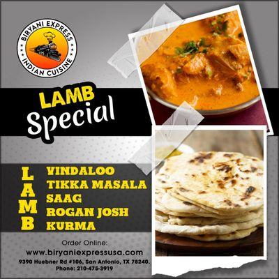 Lamb Specials