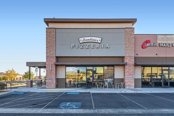 Landini's Pizzeria is located at 9440 W. Russell Road, Suite 104, Las Vegas, NV 89148.