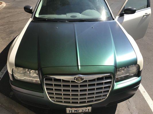 Color Shifting Vinyl Hood Wrap