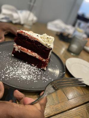 Red velvet Oreo cheesecake