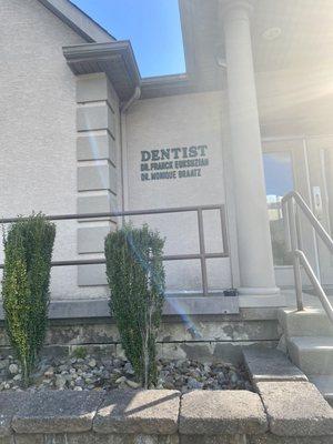 Building Entrance and Sign