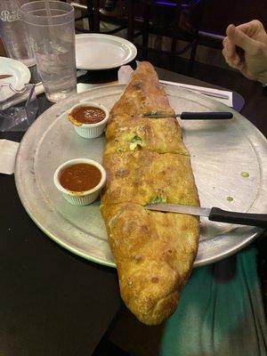 Large calzone - HUGE!