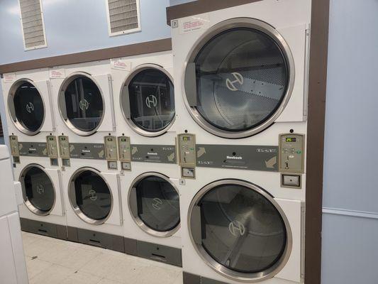 Two sizes of dryers are available.