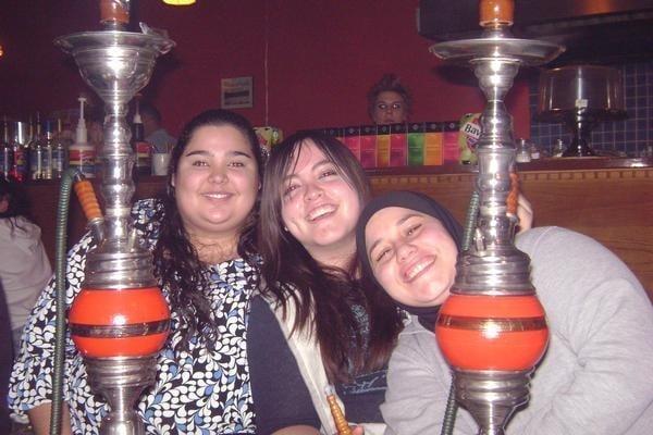 Inside, Friends, Hookahs