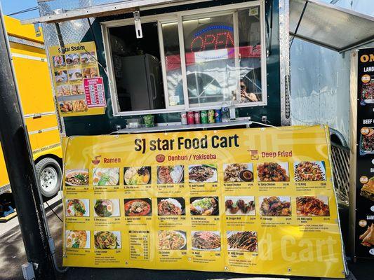 SJ star Food Cart Korean Japanese food