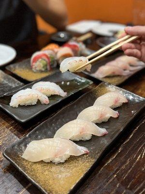 Rainbow Row and Omakase Nigiri