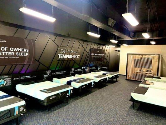 Tempur-Pedic Showroom. See them all in one place!