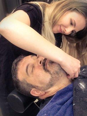 Shear Excellence offers traditional straight razor shaves