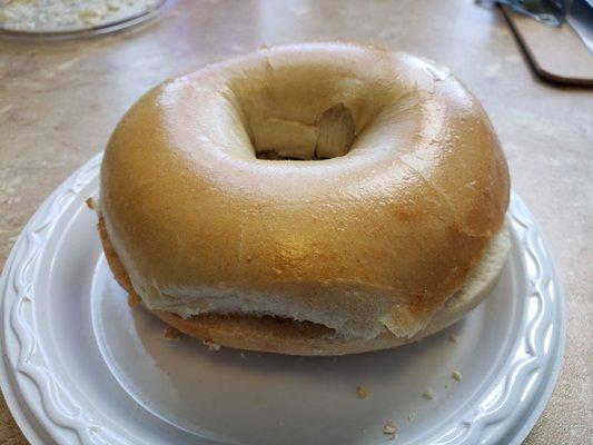 Plain bagel