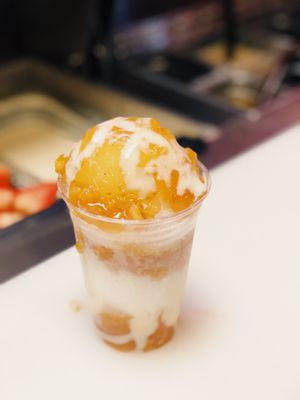 Raspado de Guayaba con Leche