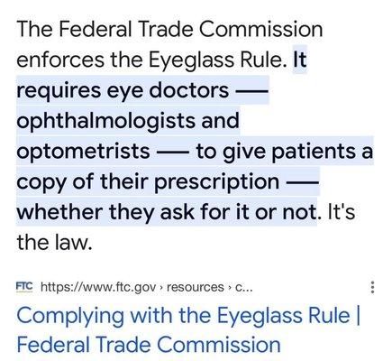 FTC Regulation from ftc.gov