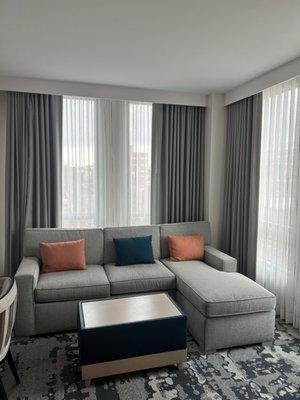 Couch Area in the Junior Suite