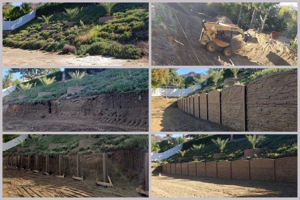 "Mountain Ledge - Retaining Wall." From StackWall's Stone Collection. Norco, CA