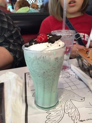 Child sized milk shake