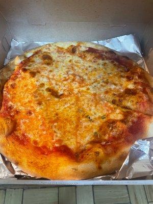 Personal cheese pizza