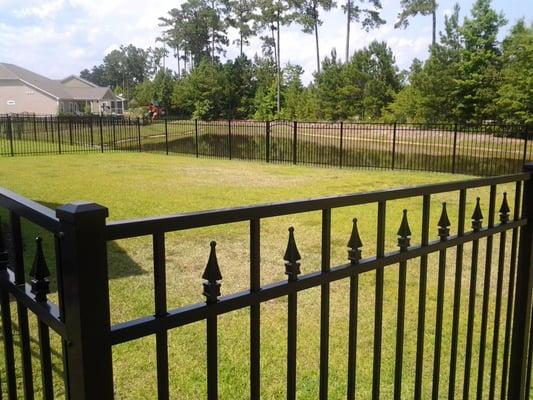 Goode Fence 
Murrells Inlet Residence
Ornamental Aluminum Fence