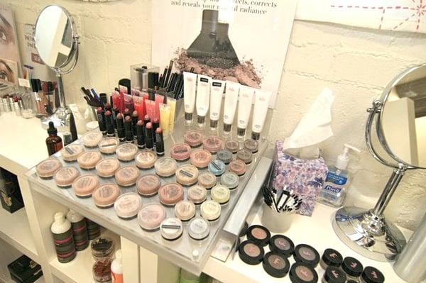 Lulu Mineral Makeup - Ambrosia Salon's personal line of mineral makeup