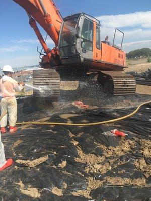 Excavation and proper disposal of soil contaminated with chemicals and heavy metals from a federal facility in Colorado.