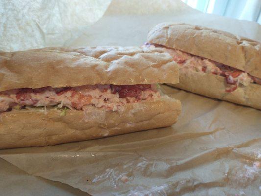 Large lobster sandwich