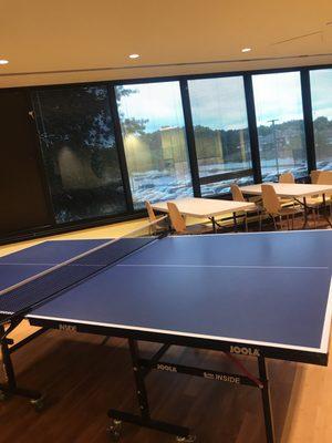 Ping pong table at work