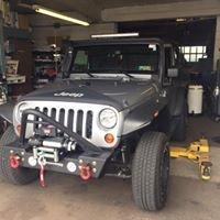 Jeep bumper, winch and light bar install