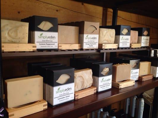 Amazing handmade goat milk soap from local goats!