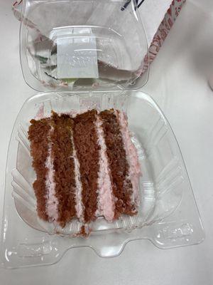 Strawberry Cake Slice