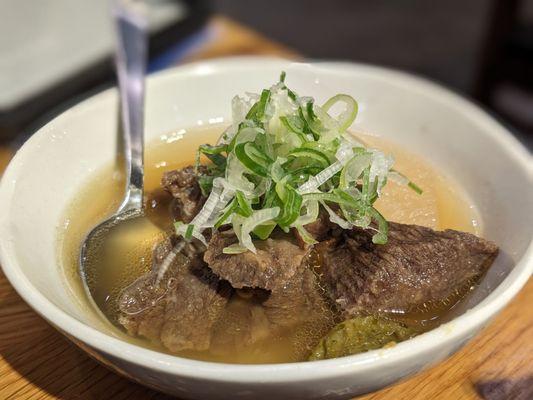 Braised beef and daikon ( Aloha set)