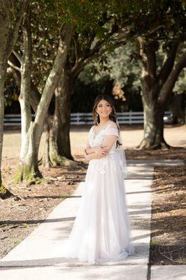 Wedding dress alteration.