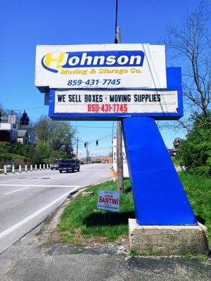 H. Johnson Moving Co. LLC signage Newport, KY