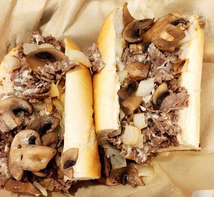 TOWN TALK CHEESESTEAK WITH MUSHROOMS