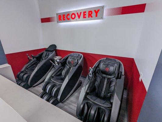 Mountainside Fitness Recovery Massage Chairs