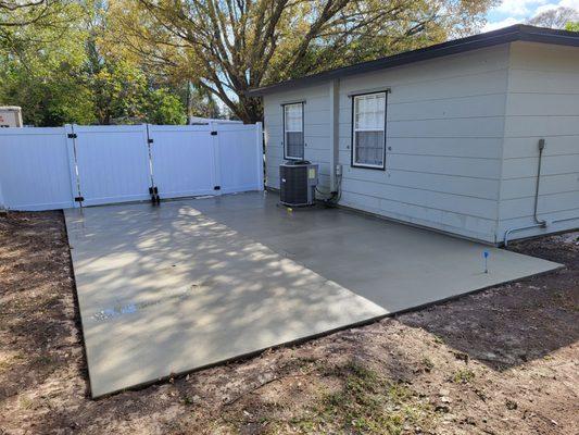 Concrete Patio