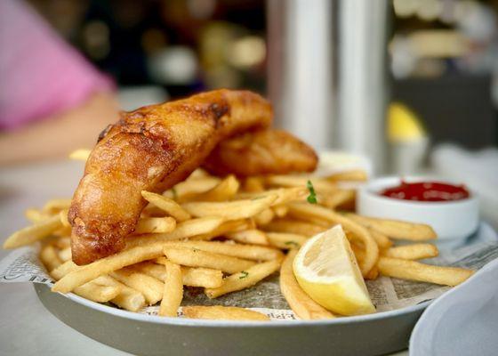 Fish and chips for my birthday lunch