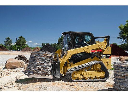 Cat 259D track loader with lift capacity over 3000lbs. A/C and heated cab.