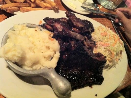 B.B.Q. St Louis Ribs.  They *literally* fall off the bone when you pick them up.  Soft as butter.