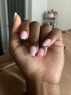 Full Set, Pink Acrylic Powder