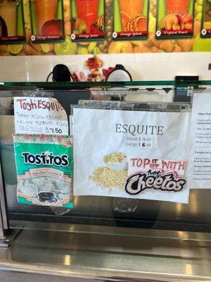 esquite and other tostitos