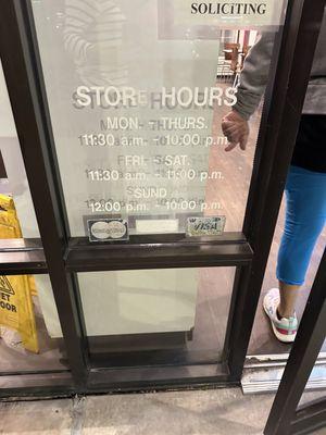 Store Hours