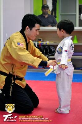 Tiger J Taekwondo's 2nd Belt Promotion Test 
  _4/18/15