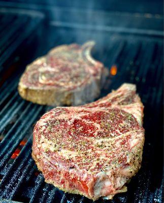 Grass fed Bone-in Ribeye