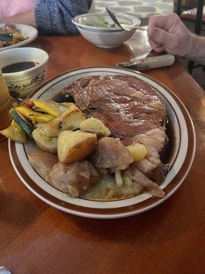 Prime Rib with red skin potatoes