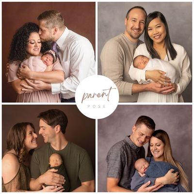 Baby's first newborn photo session