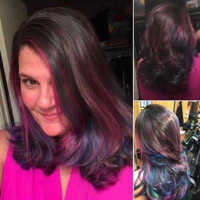 Zoe did amazing work adding color to my hair!