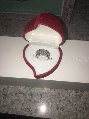 This is the ring I purchased for my for her birthday