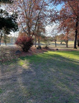 Eighth tee looking off