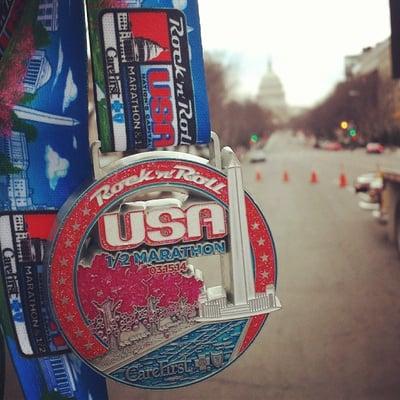 2014 Half Marathon finisher's medal